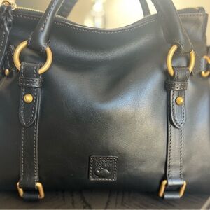 Dooney & Bourke Black Florentine Small Satchel
